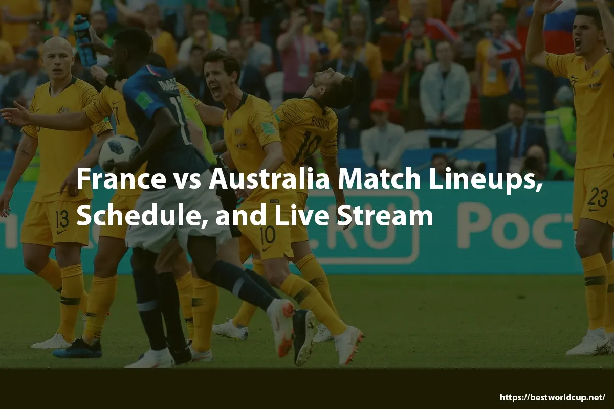 France vs. Australia live stream
