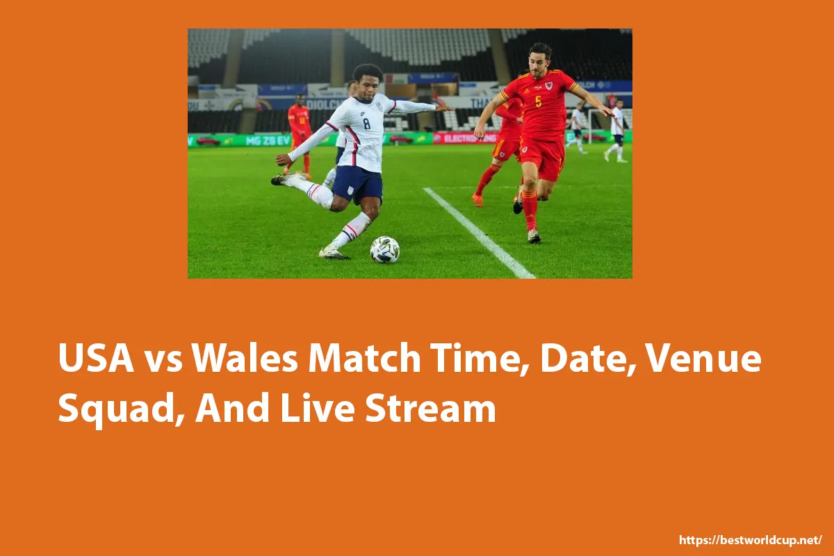 USA vs Wales live stream